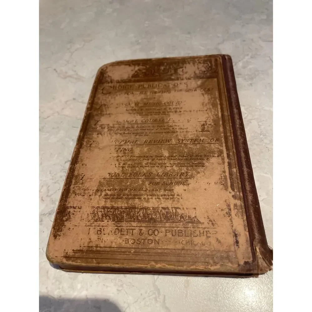Antique 1894 Book 1 The World And Its People First Lessons Larkin Denton, LL.D